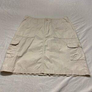 Eddie Bauer Tan Mini Cargo Skirt